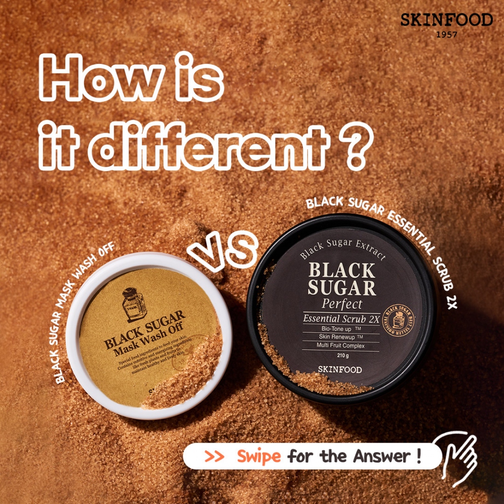 [Skinfood]   *size up* Black Sugar Mask Wash off 120g