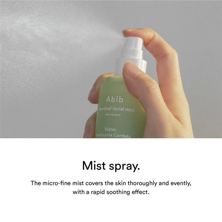 [Abib] Heartleaf Facial Mist Calming Spray 150ml + refill 150ml