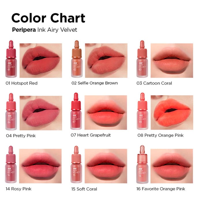 [Peripera] *NEW* Ink Airy Velvet (11 colors)