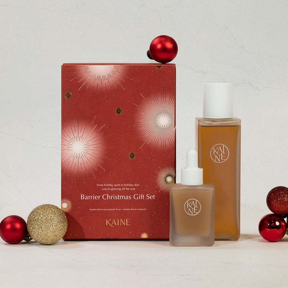 [KAINE] Barrier Christmas Gift Set (Kombu Balancing Toner 150ml + Kombu Barrier Ampoule 30ml)