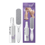 [baren] Callus Remover Kit for Feet: Foot File & Peeling Foot Spray