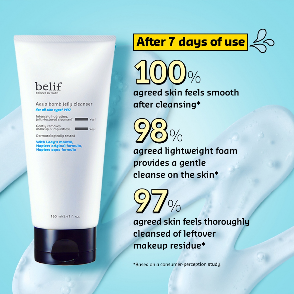 [belif] Aqua Bomb Jelly Cleanser 160ml