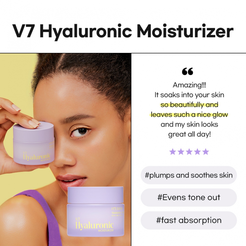 [It's Skin] V7 Hyaluronic Moisturizer 50ml