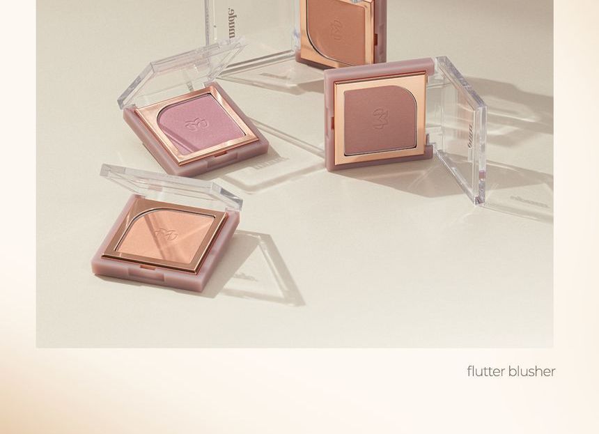 [mude.] Flutter Blusher (4 colors)