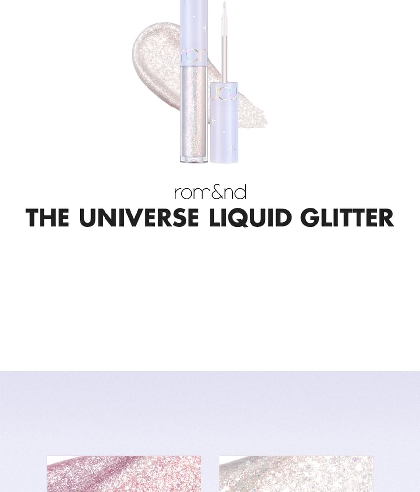 [rom&nd] The Universe Liquid Glitter (4 Colors)