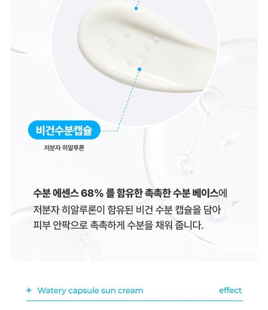 [make p:rem] UV defense me Watery Capsoule Sun cream 50ml