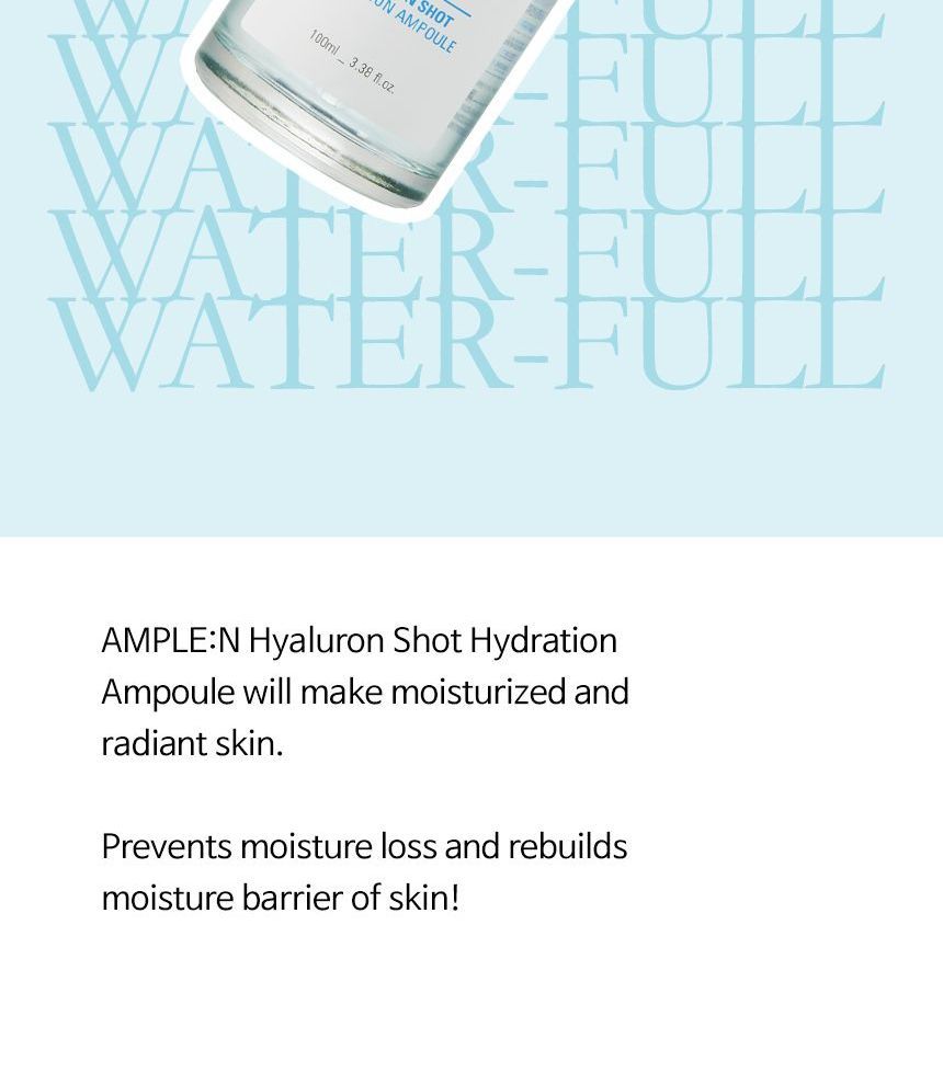 [AMPLE:N] *BIG SIZE* Hyaluron Shot Hydration Ampoule 100ml