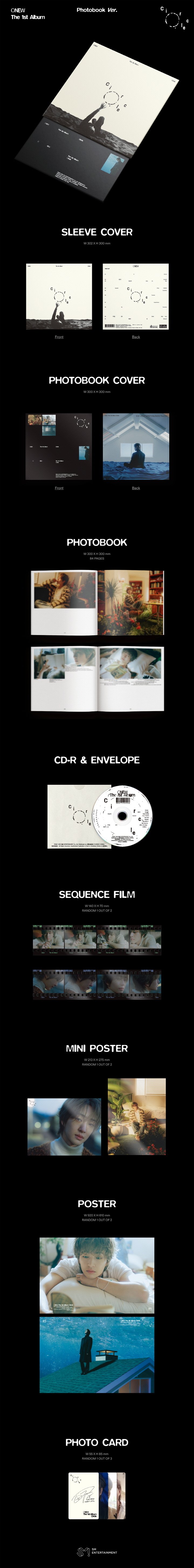 [K-POP] ONEW 1st Album - Circle (Photo Book Ver.)