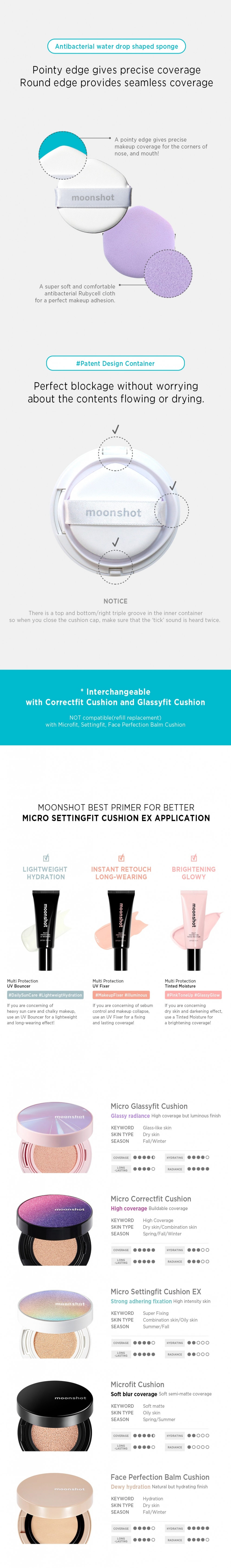 [moonshot] Micro Setting Fit Cushion EX (3 Colors)