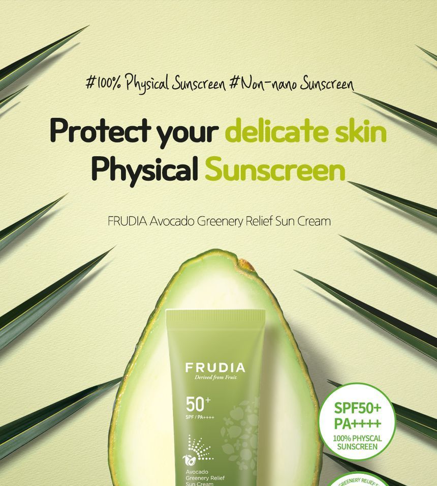 [Frudia] Avocado Greenery Relief Sun Cream 50ml