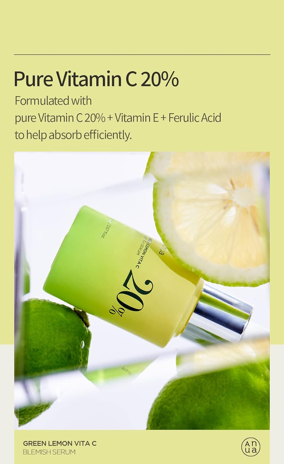 [Anua] Green Lemon Vitamin C Blemish Serum 20ml