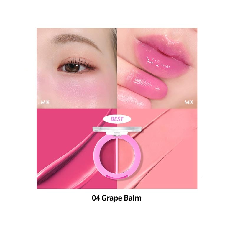 [AMUSE] Lip&Cheek Healthy Balm (5 Colors)