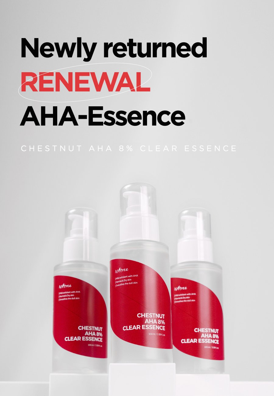 [Isntree] *renew* Clear Skin 8% AHA Essence 100ml