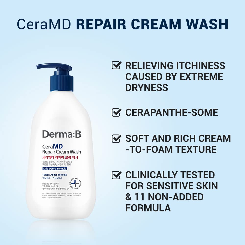 [Derma-B] CeraMD Cream Wash 400ml