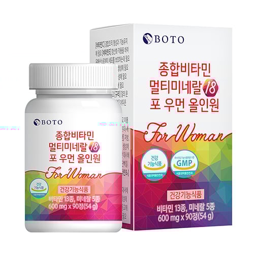[BOTO] Multi Vitamin Multi Mineral For Women All In One 600mg*90Capsules