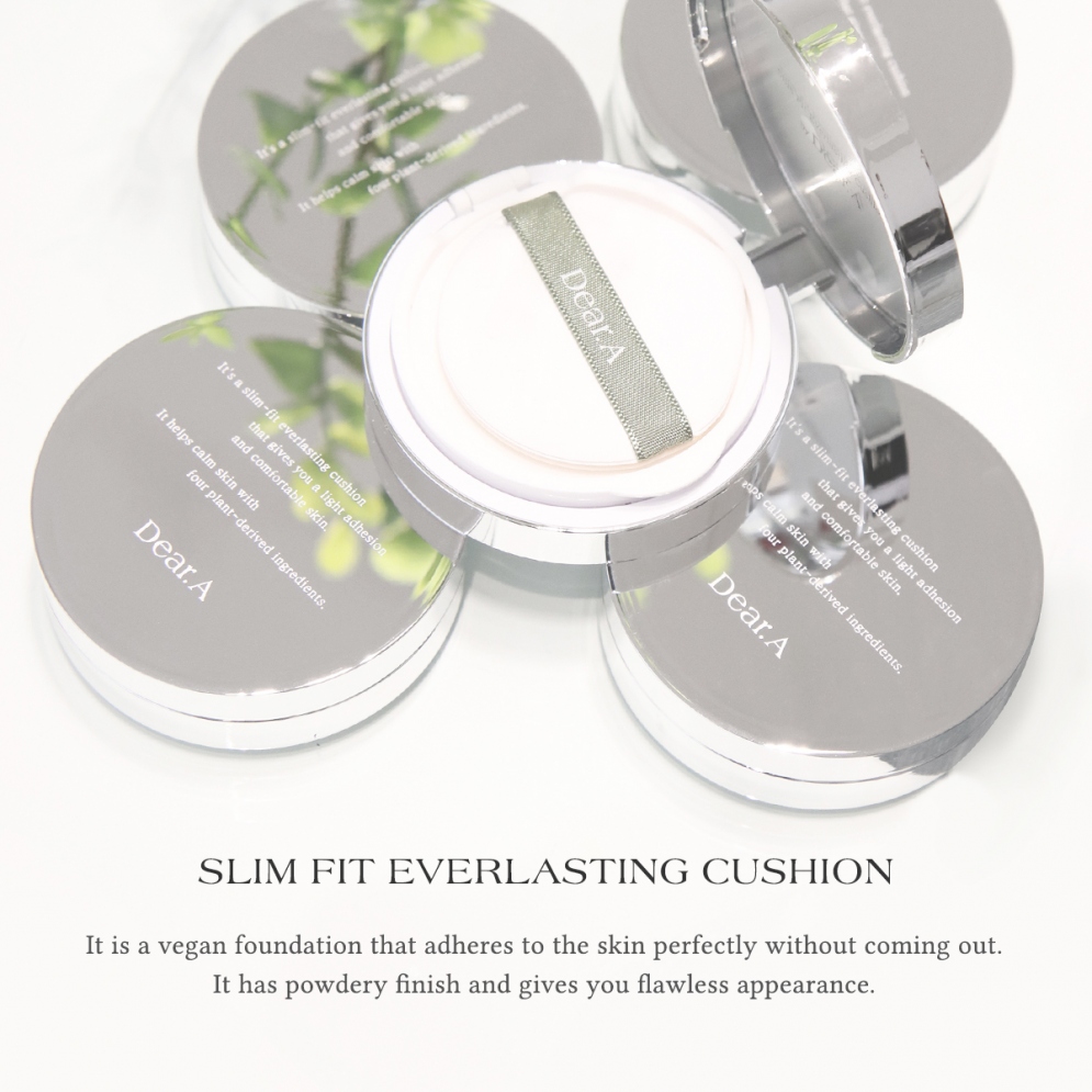 [Dear.A] Slim Fit Everlasting Cushion (2 colors)