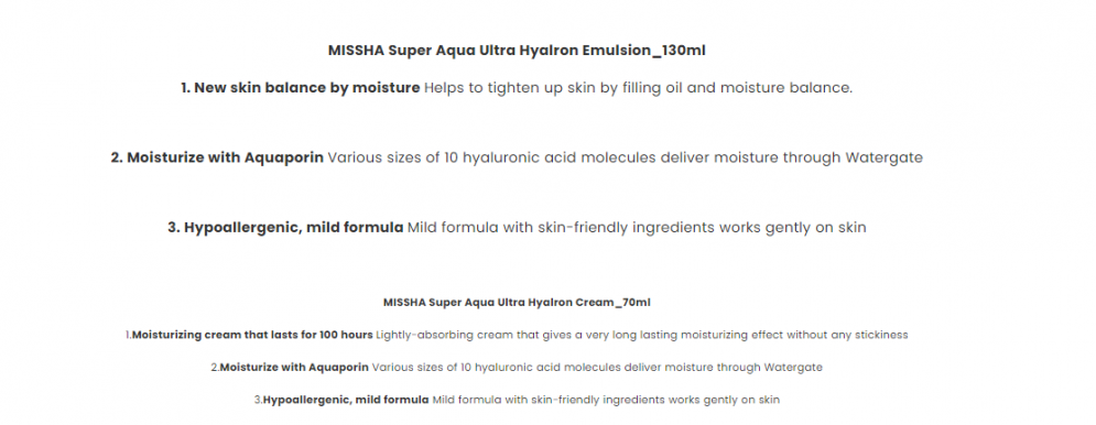 [Missha] Super Aqua Ultra Hyalron 2pcs Set