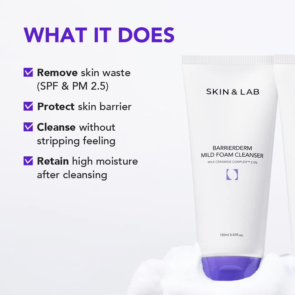 [SKINXLAB] Barrierderm Mild Foam Cleanser 150ml