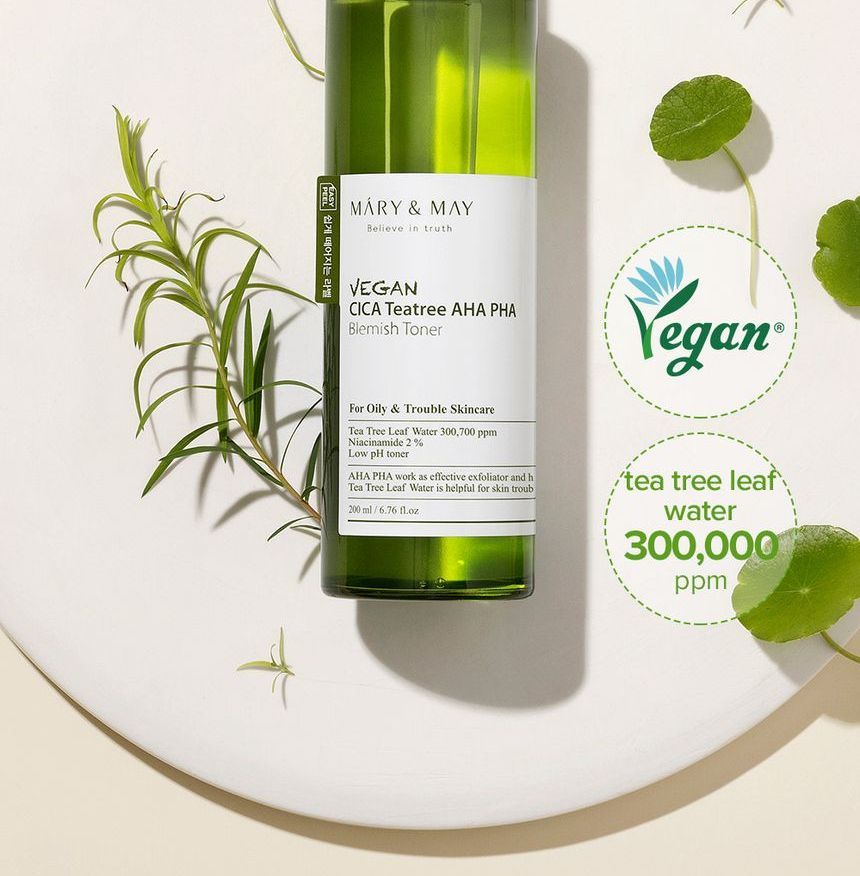 [Mary&May] Vegan CICA Teatree Toner Special Set