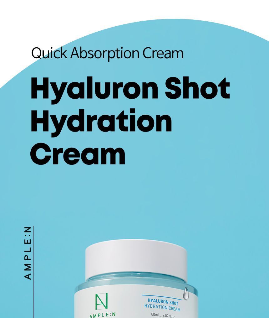 [AMPLE:N] Hyaluron Shot Hydration Cream 60ml