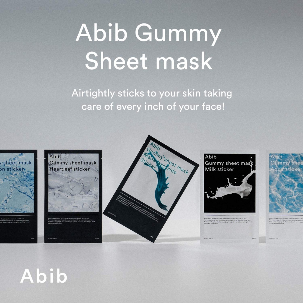 [Abib] Gummy Sheet Mask Sticker (5 types)