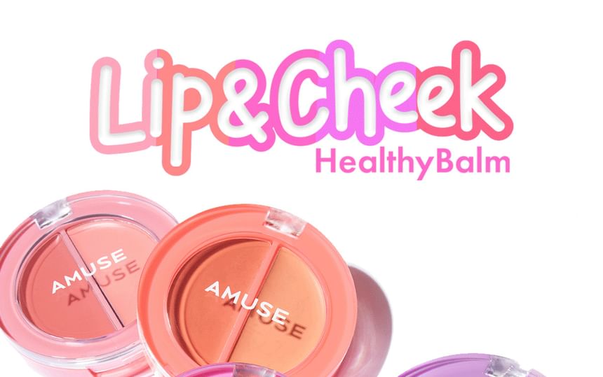 [AMUSE] Lip&Cheek Healthy Balm (5 Colors)