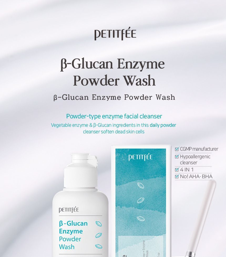 [PETITFEE] B-Glucan Enzyme Powder Wash 80g