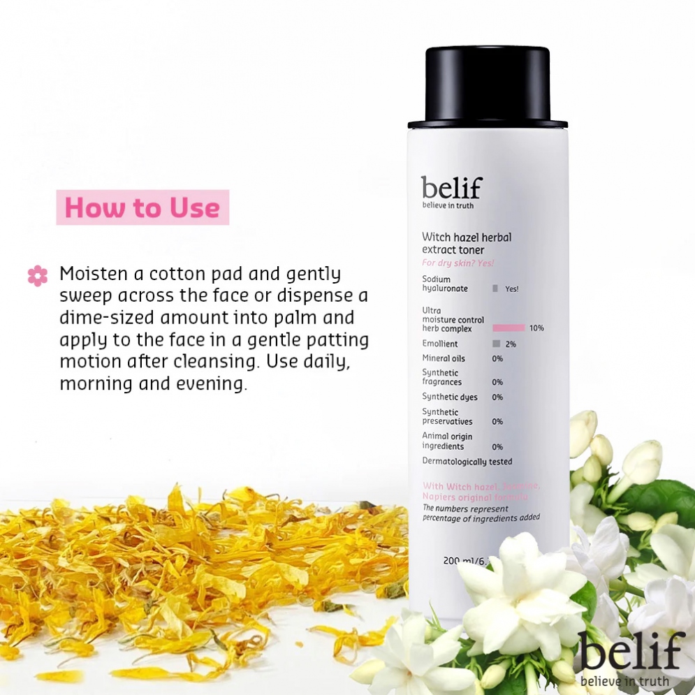 [belif] Witch Hazel Herbal Extract Toner 200ml