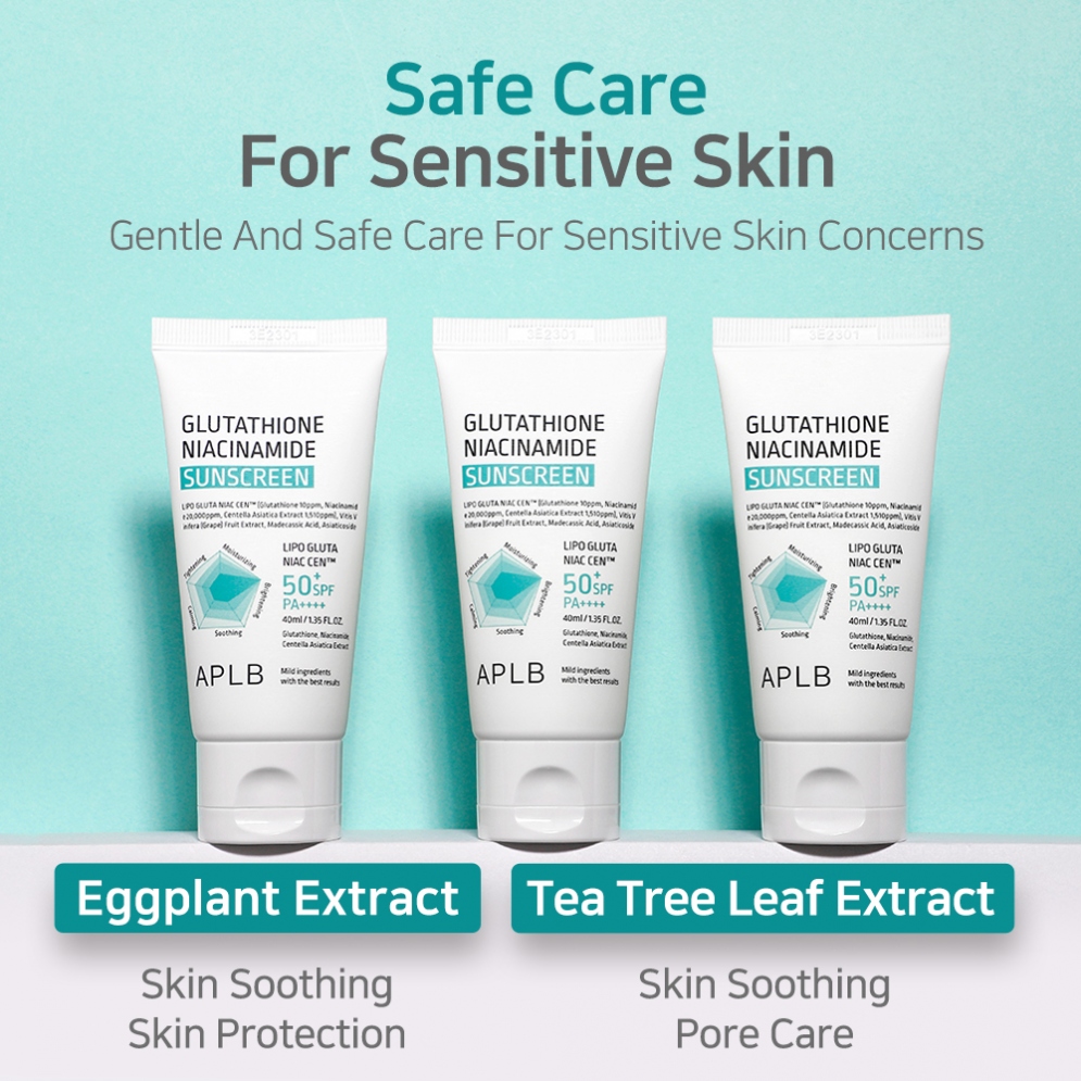 [APLB] Glutathione Niacinamide Sunscreen 40ml