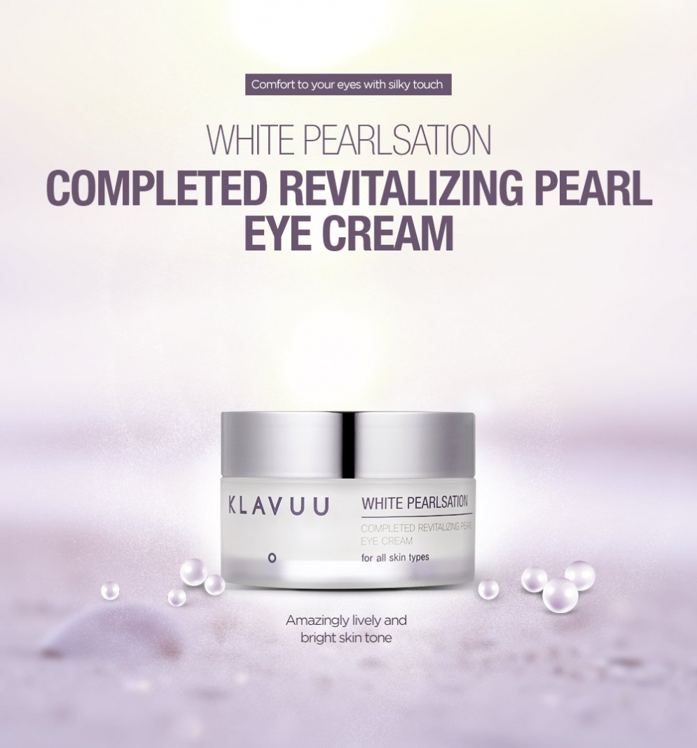 [KLAVUU] White Pearlsation Completed Revitalizing Pearl Eye Cream