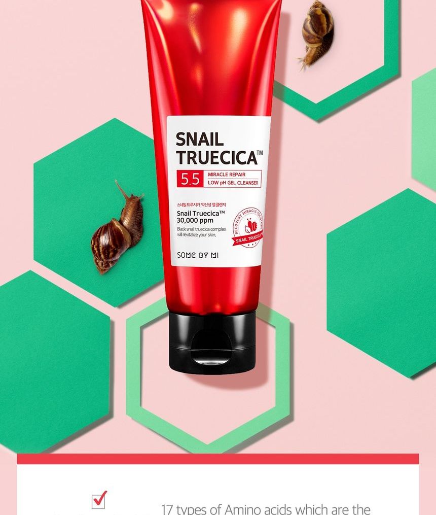 [SOME BY MI] Snail Truecica Miracle Repair Low pH Gel Cleanser 100ml