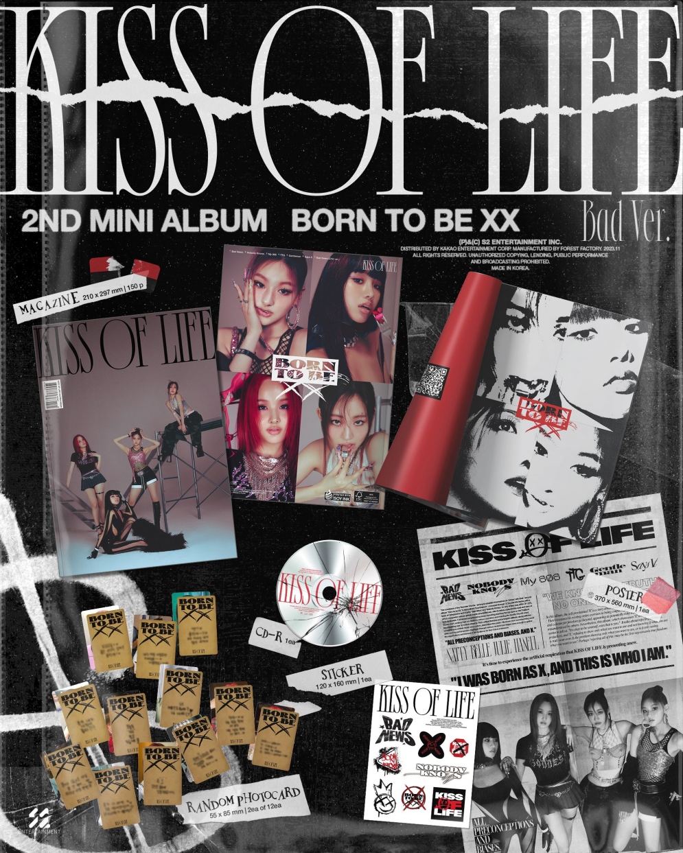 [K-POP] KISS OF LIFE 2nd Mini Album - Born to be XX