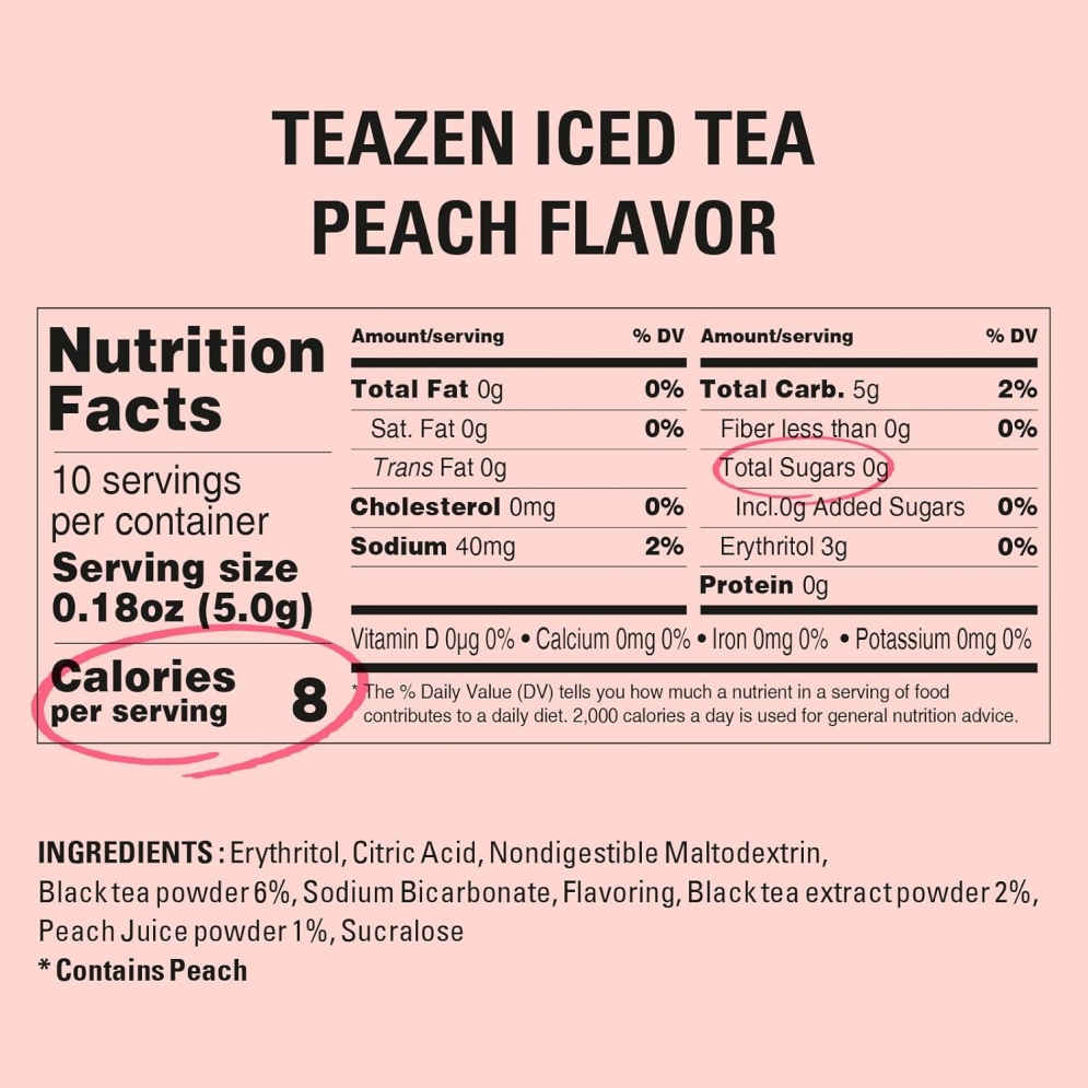 [Teazen] Iced Tea Peach (10ea)