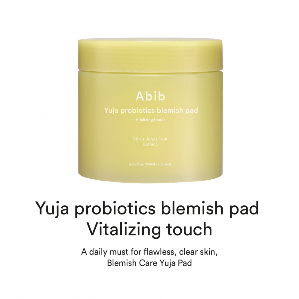 [Abib] Yuja Probiotics Blemish Pad Vitalizing Touch (60 pads)