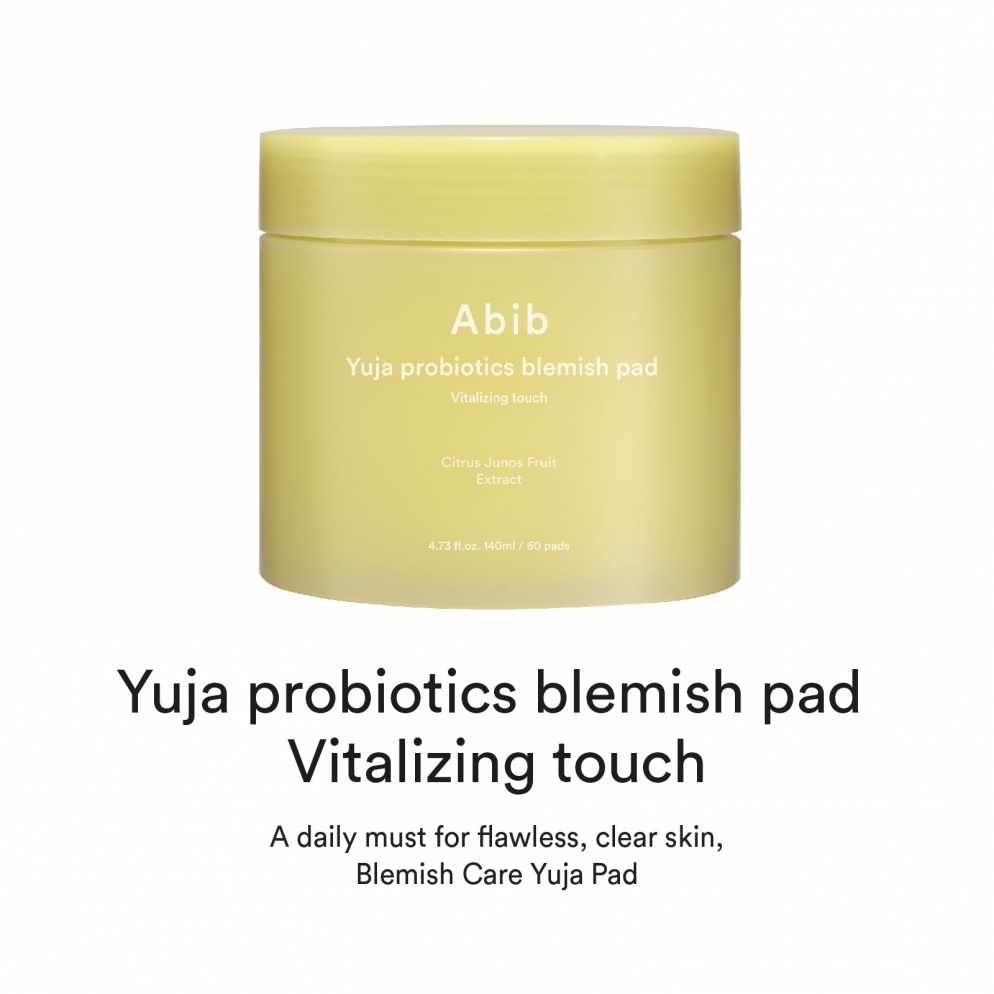 [Abib] Yuja Probiotics Blemish Pad Vitalizing Touch (60 pads)