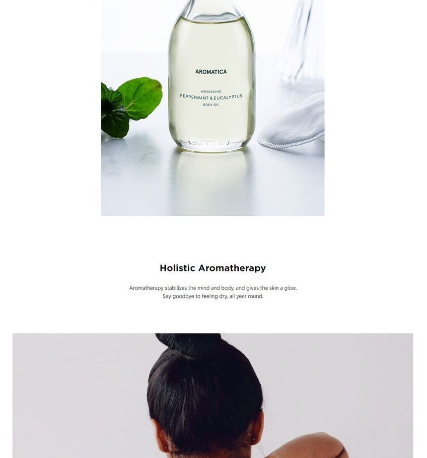 [Aromatica] Awakening Body Oil - Peppermint & Eucalyptus 100ml