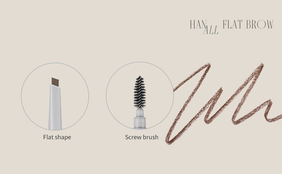 [rom&nd] Han All Sharp Brow (6 Colors)