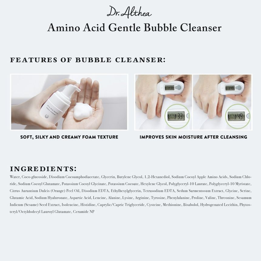 [Dr.Althea] Amino Acid Gentle Bubble Cleanser 140ml