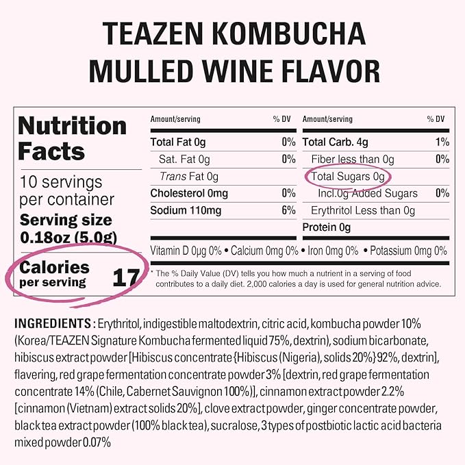 [TEAZEN] Kombucha Vin Chaud (Mulled Wine) (10 Sticks)