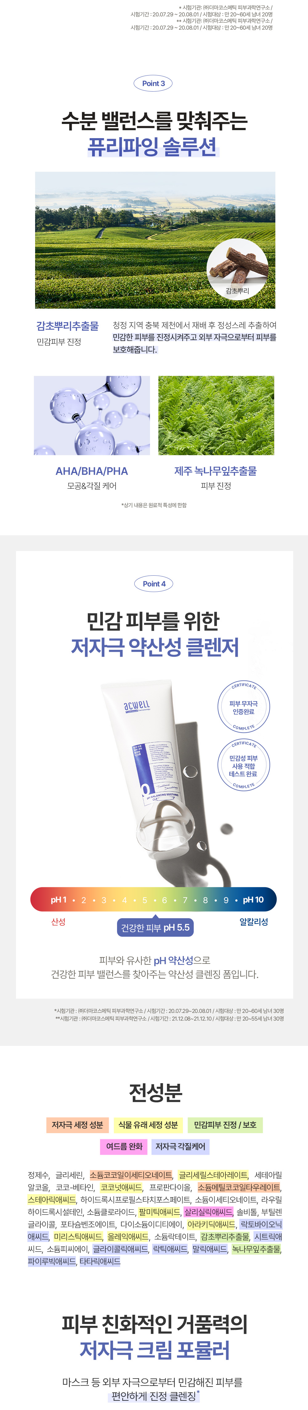 [ACWELL] *Renewal* pH Balancing Soothing Cleansing Foam 150ml