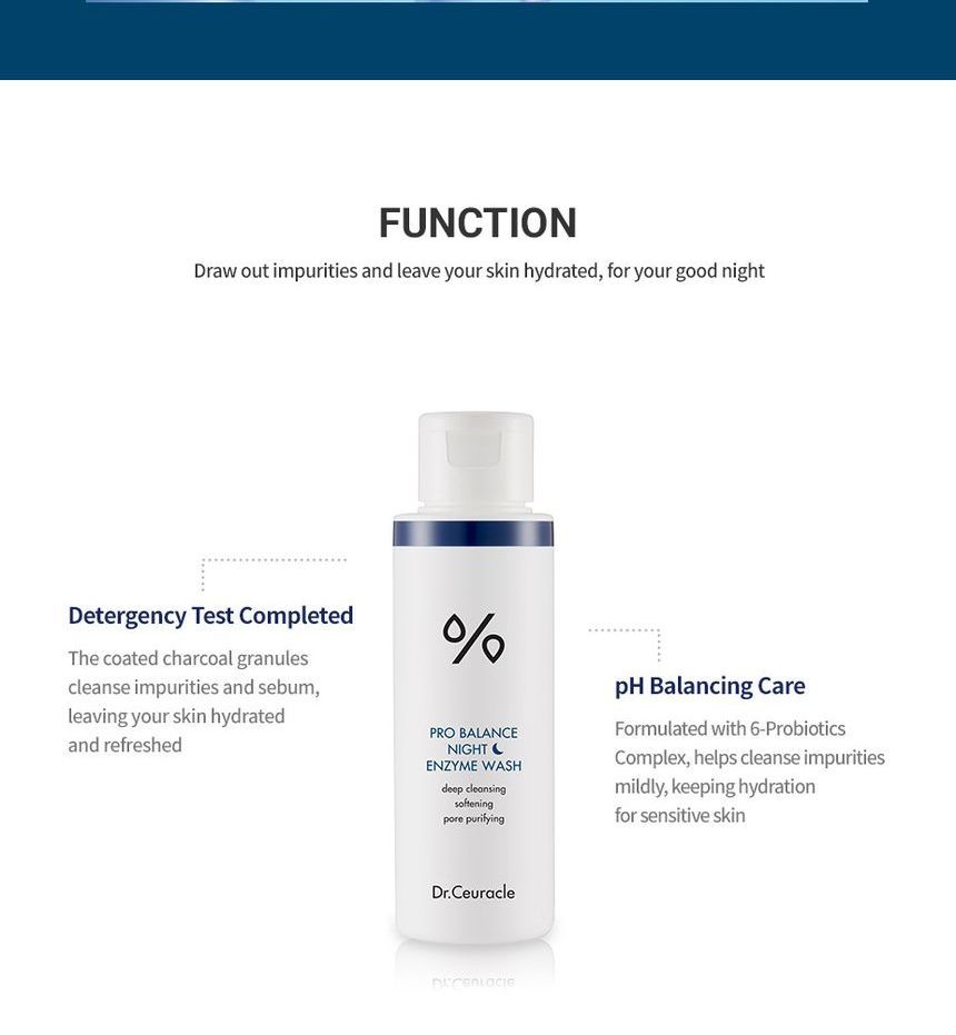 [Dr.Ceuracle] Pro-Balance Night Enzyme Wash 50ml