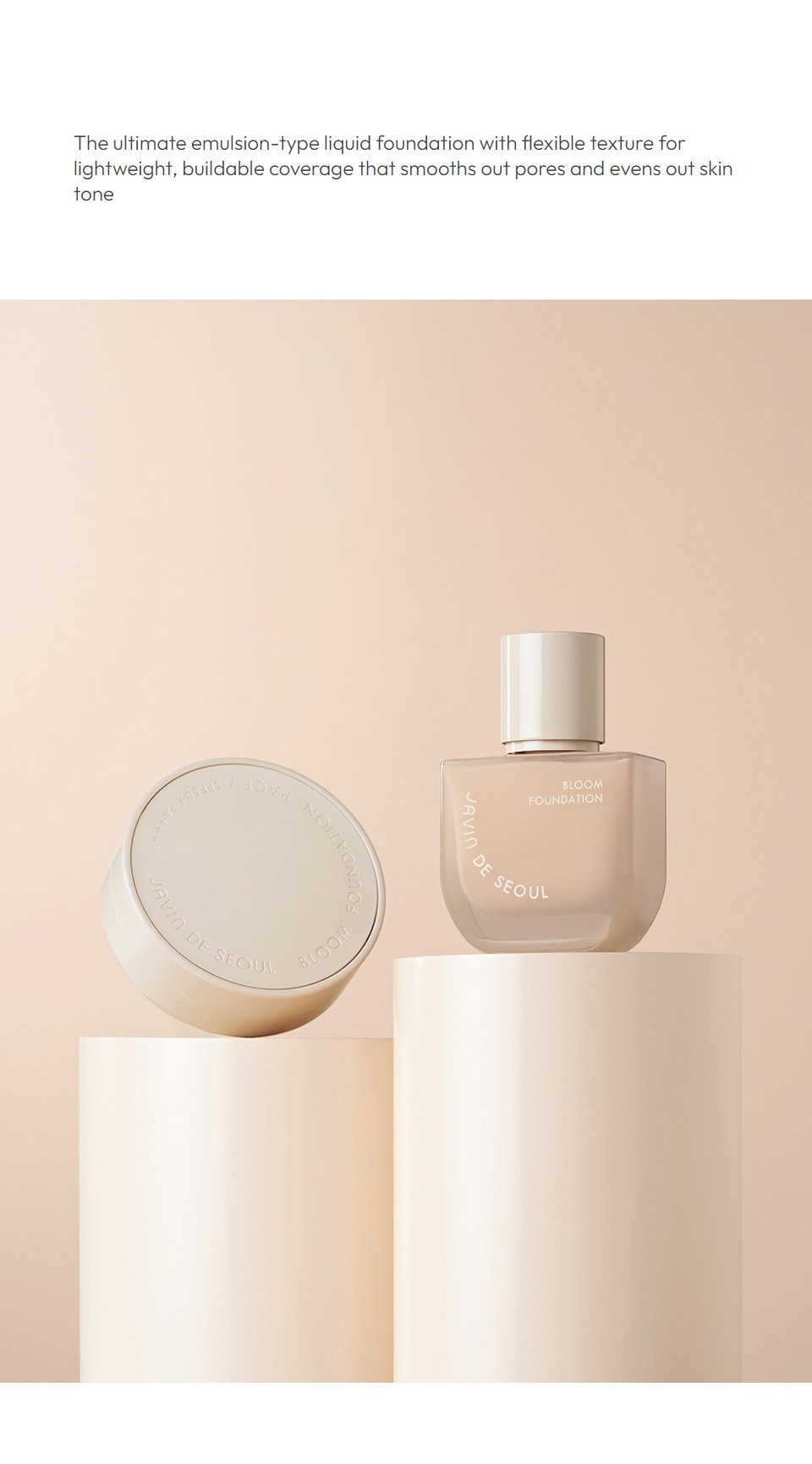 [JAVIN DE SEOUL] Bloom Foundation (3 colors)