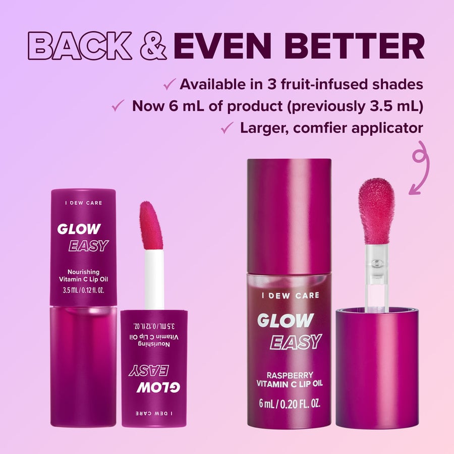 [I DEW CARE] Glow Easy Grape Vitamin C Lip Oil (3 Colors)