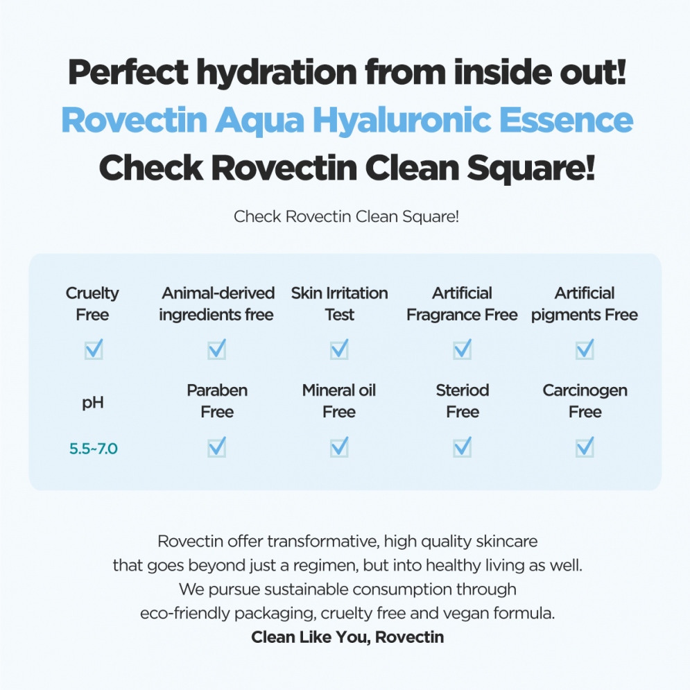 [Rovectin] *renewal* Aqua Hyaluronic Essence 100ml