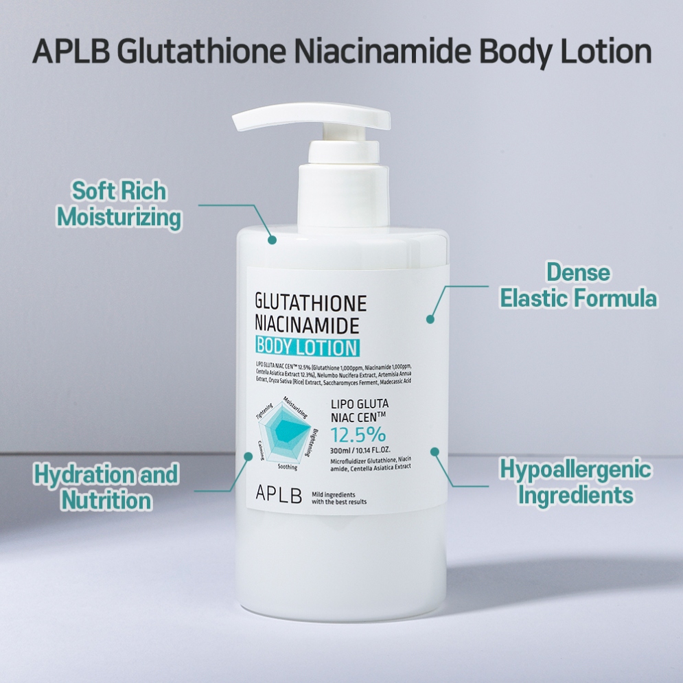 [APLB] Glutathione Niacinamide Body Lotion 300ml