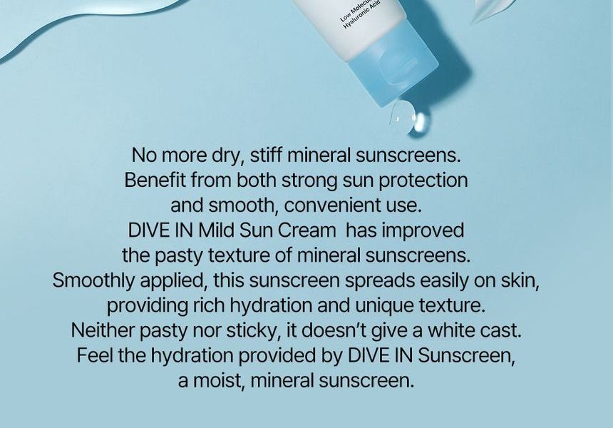 [Torriden] *Renewal* DIVE-IN Mild Suncream 60ml