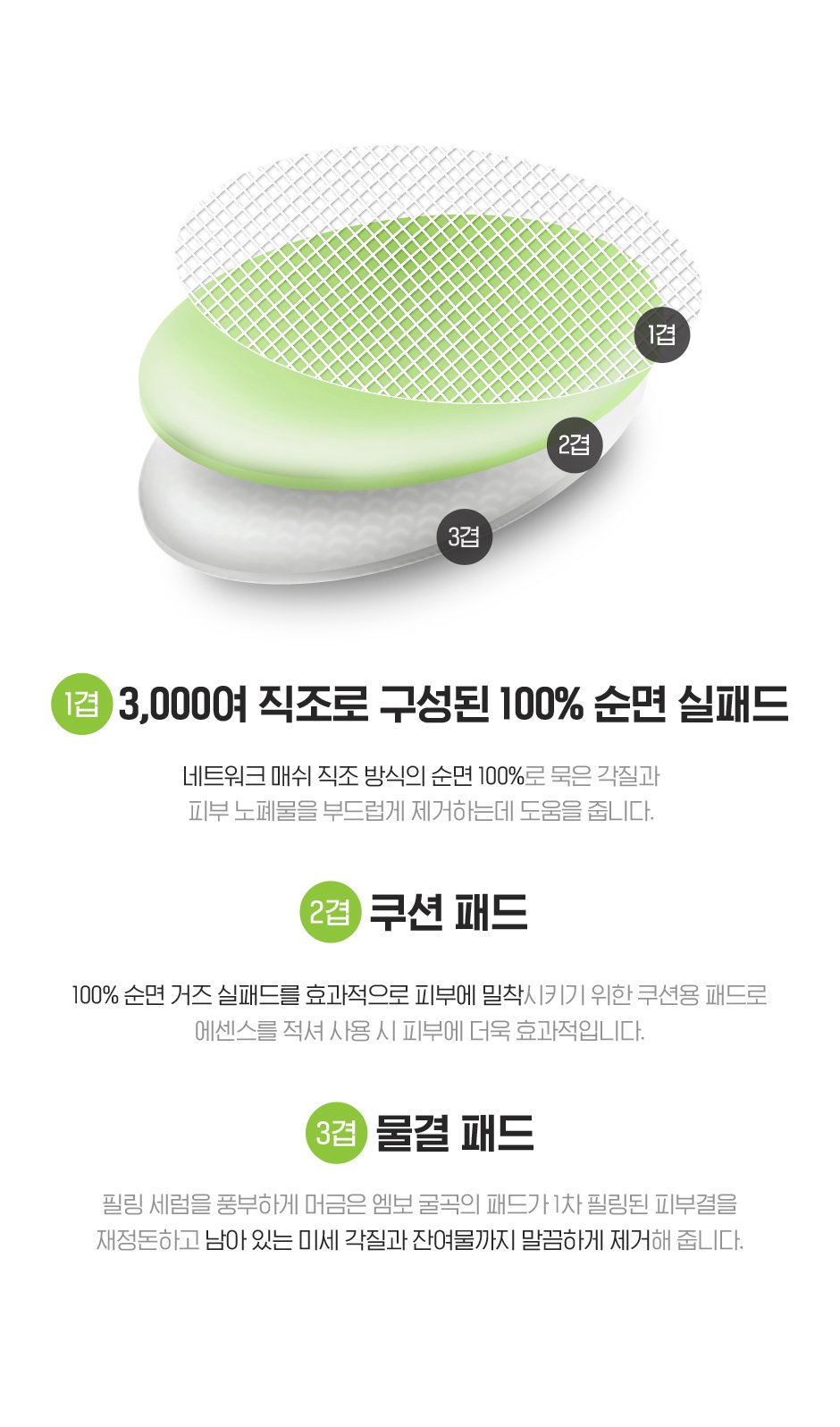 [Neogen] *renewal*  Green Tea Moist PHA Gauze Peeling (30ea)