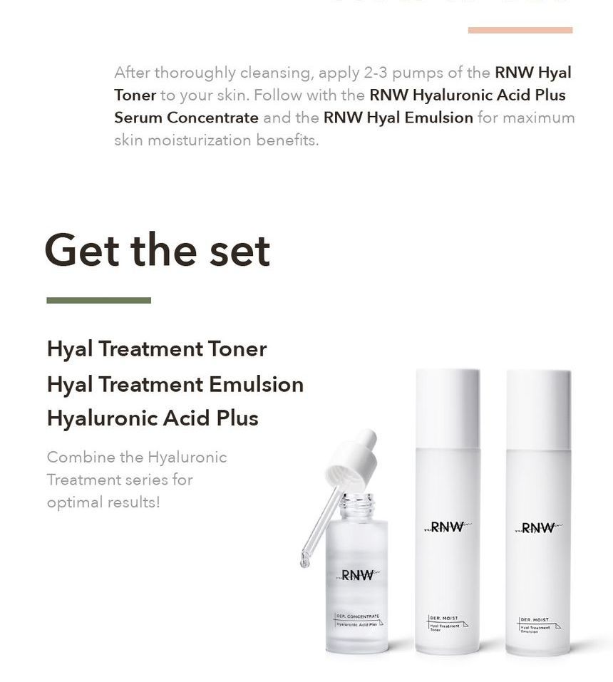 [RNW] DER. Moist Hyal Treatment Toner 125ml