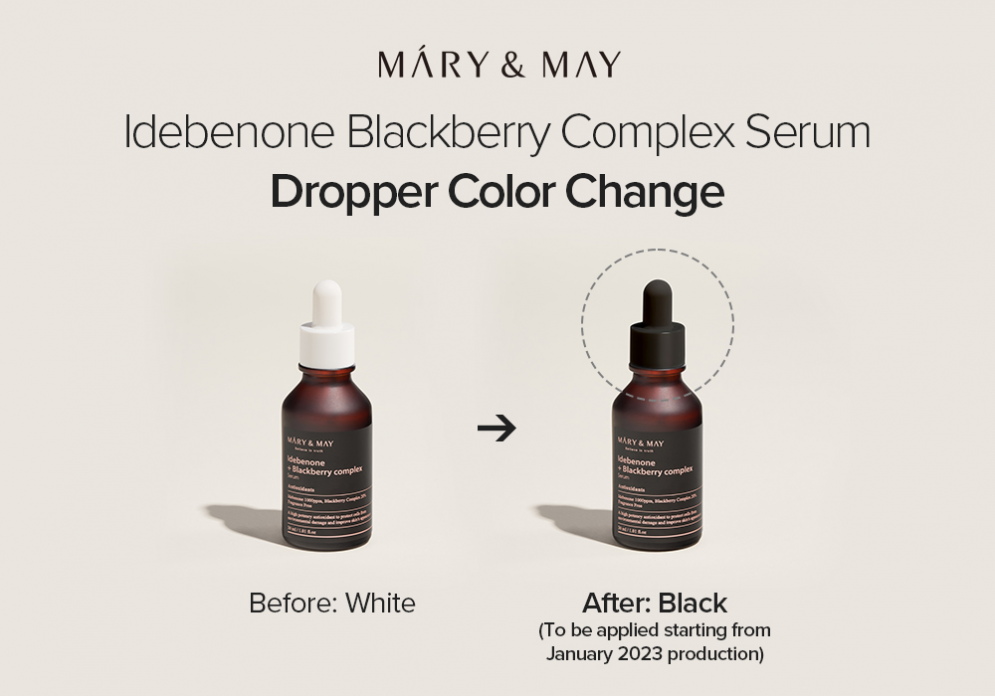 [Mary&May] Idebenone + Blackberry Complex Serum 30ml