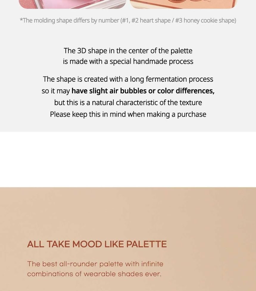 [Peripera] All Take Mood Like Palette (3 Colors)